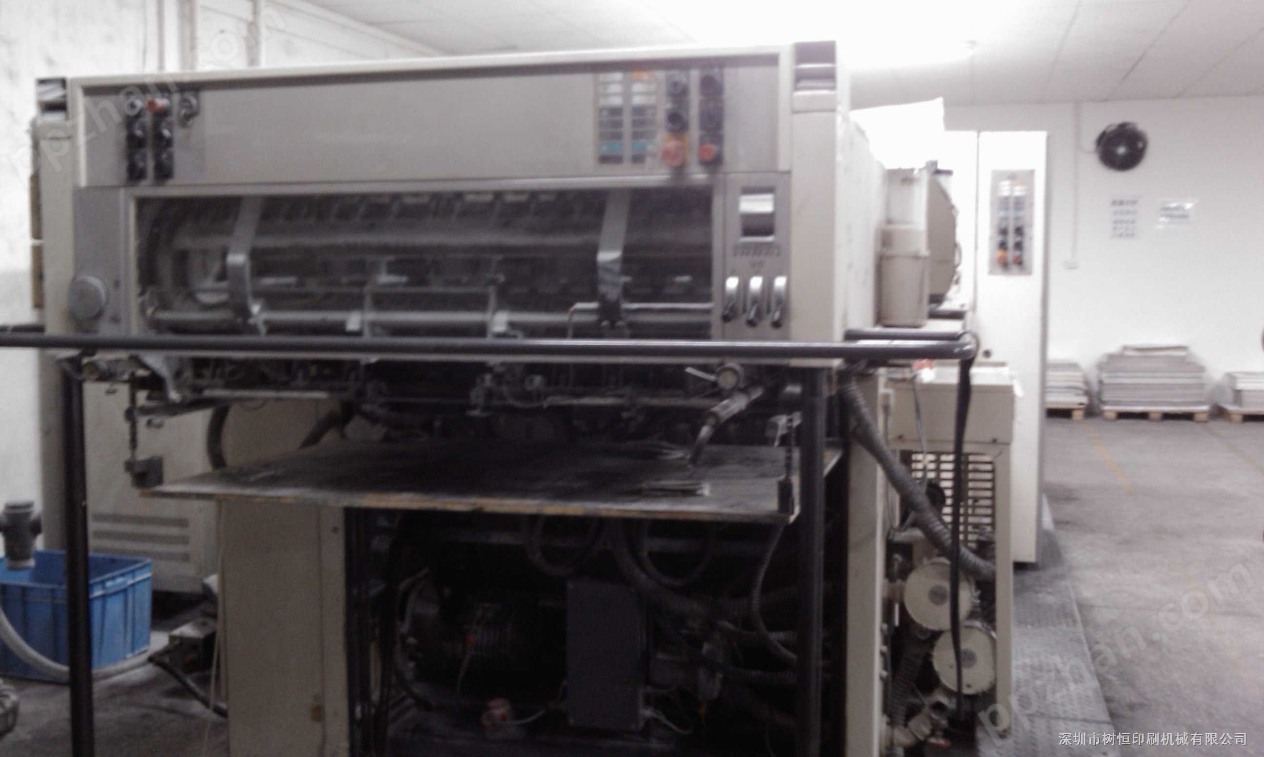 急让94年罗兰600对开四色胶印机