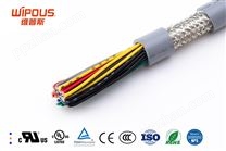 UL2517-S  300V  105℃ UL+CUL认证 耐高温PVC护套柔性屏蔽柔数据电缆